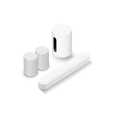 Sonos Beam (Gen 2) + Era 100 + Sub Mini Soundbarsystem/paket -