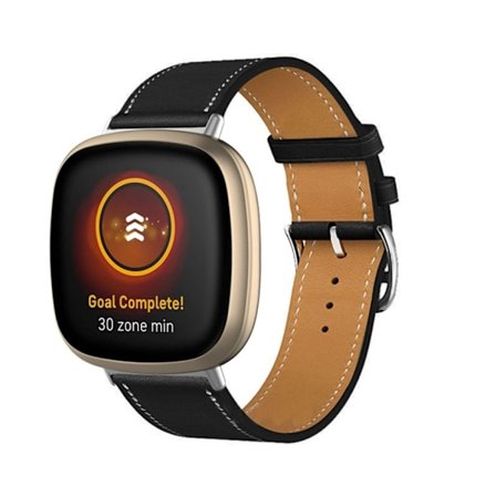 Justerbart Fitbit Versa 4 etc. band - Svart