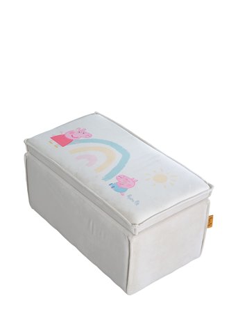 ROBA Children's Stool With Storage Function Peppa Pig - Beige - 56.5X 31X 27.5CM