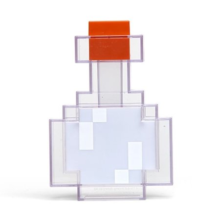 Minecraft Potion Bottle farveskiftende LED-bordlampe, 7 tommer natlampe