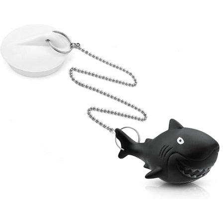 Shark kedja gummi badkar lock, 38mm universell badkar lock (s