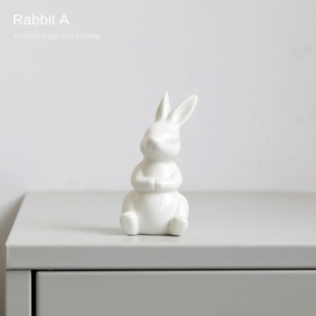 Påskeharefigurer Kaninskulptur A A