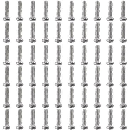M2 x 8mm pultti ja Phillips-ristipääruuvi 304 ruostumattomasta teräksestä 60 kpl