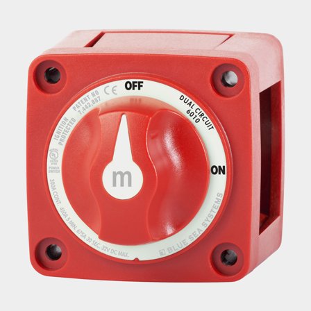Blue Sea Switch Battery m-Series Dual Circuit (Bulk)