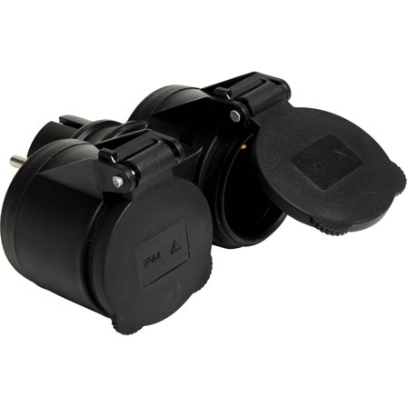 Gelia - GRENPROPP 2-V JORD SVART IP44 Svart