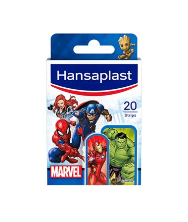 Hansaplast Marvel Kids Plaster 20 stk, Medicin & Pleje, Sårplastre, Børneplastre