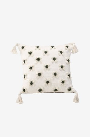 Venture Home - Tyynynpäällinen Millie - Valkoinen - Koristetyynyt & tyynynpäälliset - 30X50 - - Homeroom