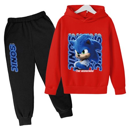 Barn og tenåringer Sonic The Hedgehog hettegenser og bukse