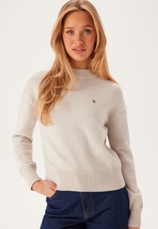 Calvin Klein Jeans Monogram Embro Crewneck Sweater Klær