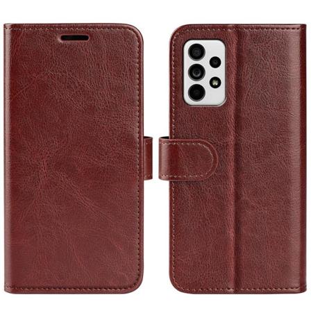 Samsung Galaxy A33 5G premium plånboksfodral - Brunt Brun