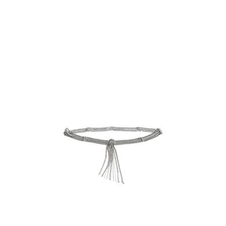 Mango Rhinestone Bælte Grå, Dame Bælter