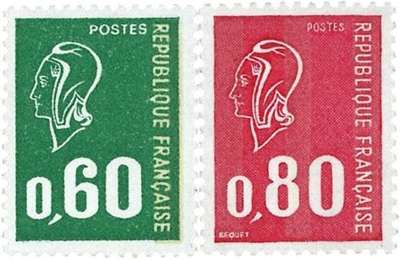 Frankrig 1974 - YT 1814+1814a+1816 - Postfrisk