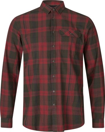 Seeland Highseat Shirt Red Forest Check