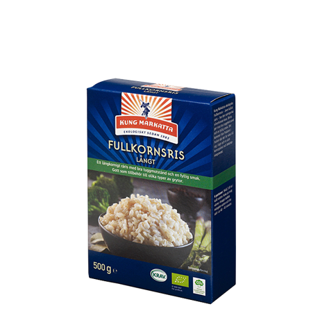Kung Markatta Långt Fullkornsris 500 g