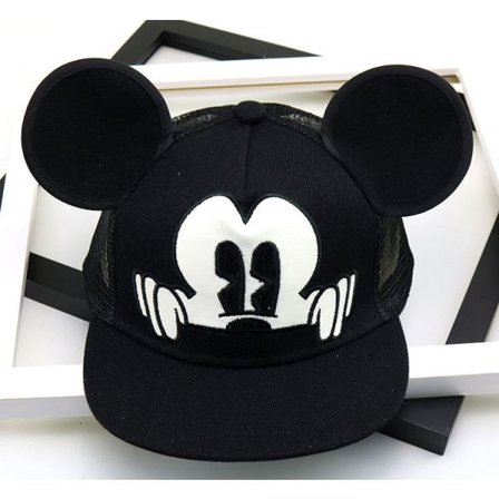 Barn Mickey Mouse Øre Tegneserie Baseball Kasket Drenge Piger Snapback Mesh Solhat