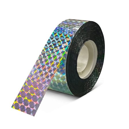 4 stk. Fugleafvisende tape Holografisk fugleafvisende tape 80m x 2,4cm Dobbeltsidet fugleafvisende tape Perfekt fugleafskrækningsmiddel mod fugle duer