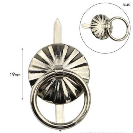 Mini Pull Rings Metal Brads 03 03