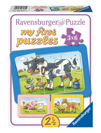 Ravensburger | Good Animal Friends 3X6P | ONE SIZE