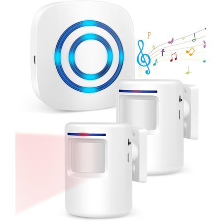 2025 Seneste Model Trådløs Pårørende Personsøger, Bevægelsessensor Alarm, Indendørs Sengealarm til Ældre Voksne, Døralarmer til Demens, 