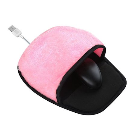 Lämmitetty Hiirimatto Käsienlämmitin Rannetuella Koti- ja Toimistotyöhön Kannettavan Tietokoneen USB-Virralla