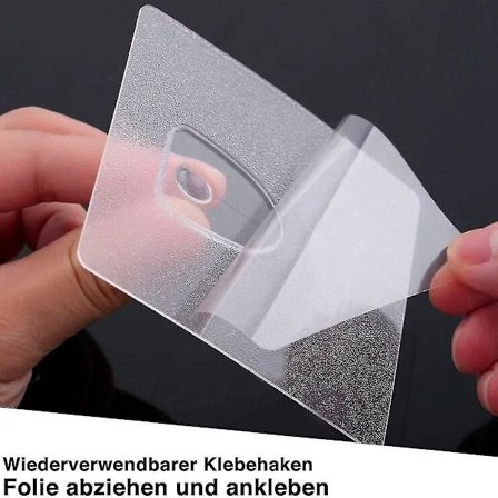 10 kappaletta Hooky-magic Hook-itseliimautuva Hook-läpinäkyvä Hook