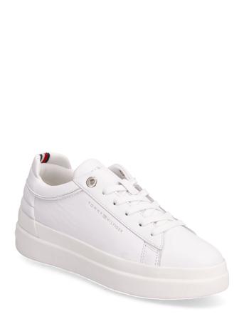 Feminine Elevated Sneaker Matalavartiset Sneakerit Tennarit Valkoinen Tommy Hilfiger