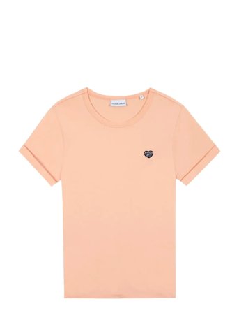 Maison Labiche Poitou Mini Patch Coeur / Gots - Coral - XS