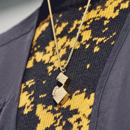 Egan | Collier Le briquet en métal doré pour hommes - Chaînes en acier