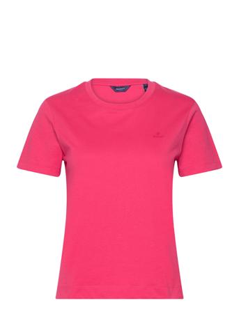 Original Ss T-Shirt T-shirts & Tops Short-sleeved Rosa GANT*Betinget Tilbud