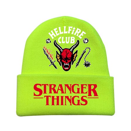 Mote Vinter Varm Ull Lue Stranger Things Beanie Lue Cosplay.k