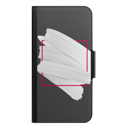 Naive iPhone 13 Mini Plånboksfodral - White Brush