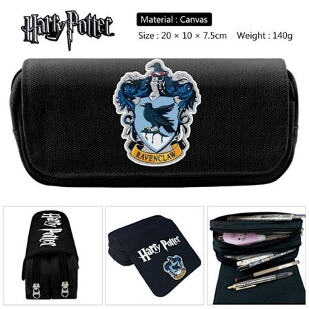 Børns Harry Potter Ravenclaw penalhus Hogwarts penalhus pung 20x10x7.5cm