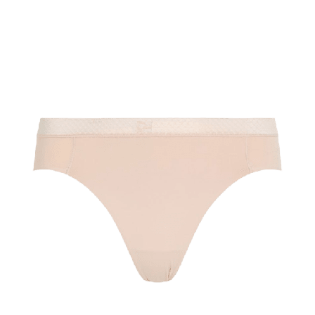 Calvin Klein Trosa i Bikini modell, mjuk Microfiber & modern spets. Trosor Dam Beige S
