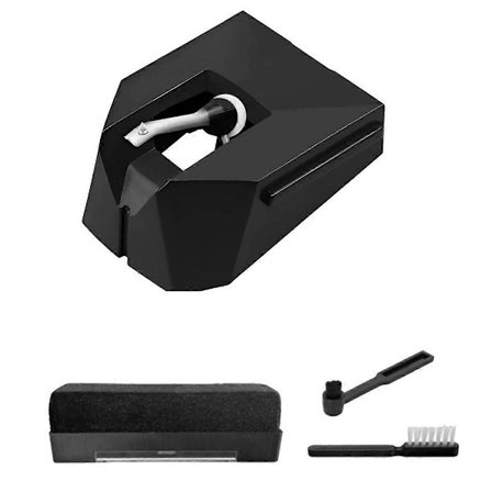 Ersättningsnål Pickup Audio Technica ATLP120 VMN95E 95EN 95ML 95SH 95SP med borste