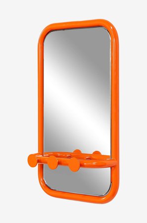 Spinder Design - Retro Spejl - Orange - Små spejle - Fra Homeroom