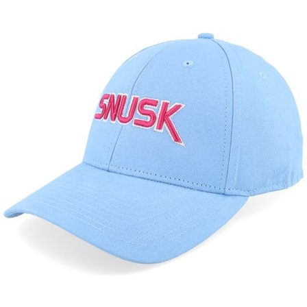 Iconic - Blå adjustable Keps - Snusk 3d Pink Logo Light Blue Adjustable @ Hatstore