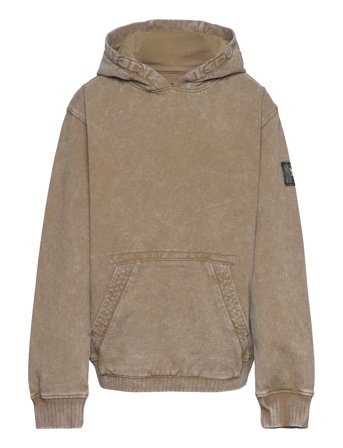 Over D Washed Oth Lb Hoodie Hettegenser Genser Beige Lyle & Scott Junior*Betinget Tilbud