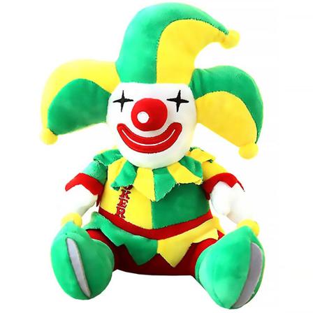1 stk Sød Klovn Plysdukke Kreativ Sjov Dekoration Hjem Plyslegetøj Grøn 28cm Green 28cm