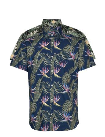 Jjplain Coastal Shirt Ss 2Pk Mp Patterned Jack & J S