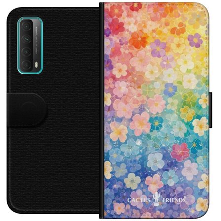Kompatibelt Plånboksfodral till Huawei Huawei P smart 2021 Cactus and Friends – RainbowBloom