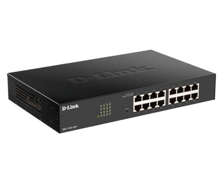 D-LINK DGS 1100-16V2 - switch - 16 porter - smart - rackmonterbar