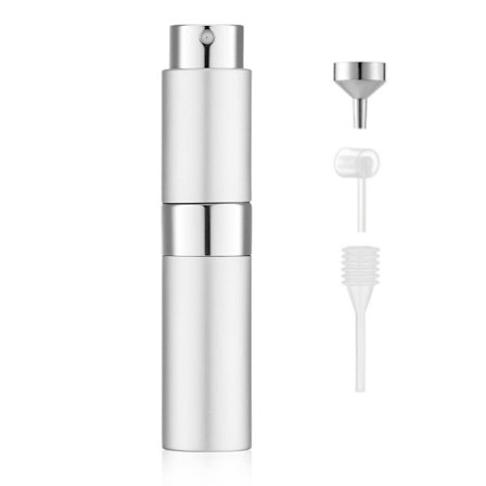 Genopfyldelig parfume sprayflaske glasflaske legeringsskal 8 ml