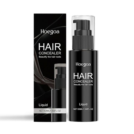 Hoegoa hår concealer hårskönhet brun svart naturlig färg skonsam och långvarig lätt att tvätta uppfriskande hårskönhetsmedel