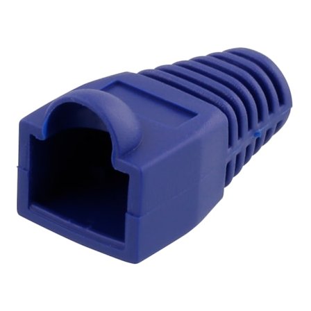 RJ45 plug cover cables 6.8mm in diameter blue 20pcs