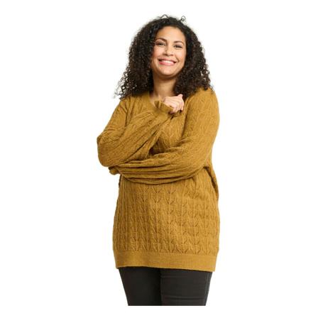 Adia Milda - Bronze Brown Brun, Dame Striktrøjer