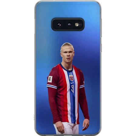 Kompatibelt Mobildeksel til Samsung Galaxy S10e Erling Haaland Manchester City Norge fotball angriper toppspiller utrolig målproduksjon kraftig rask o
