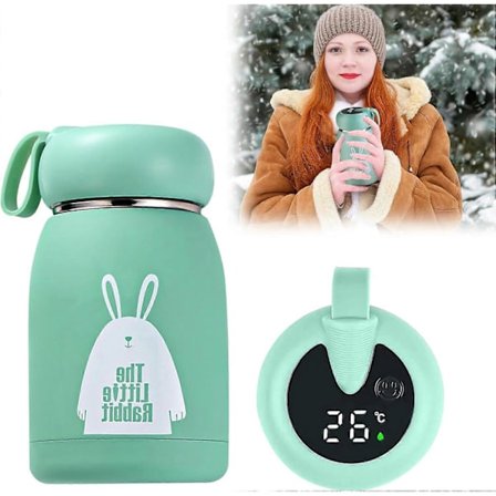 320ml Termos för barn - Vakuumflaska med LED-temperaturdisplay, 304 rostfri stålflaska för hem, kontor, resor