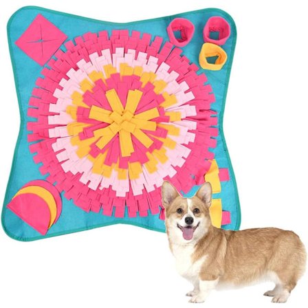 1 st sniffmatta för hund, långsam matgrävande matta, hopfällbar hund