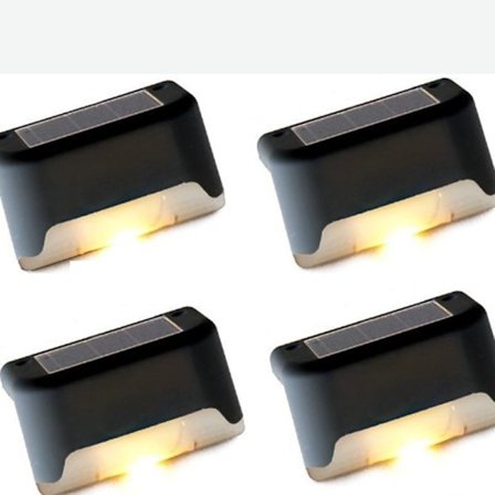 Solcelledrevet Belysning, Tripp, Rekkverk, 4-pakning