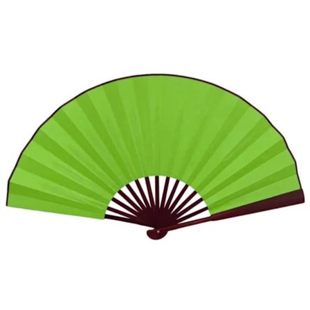 Fjedervifte - Ensfarvet - Ekstra stor 33cm - Grøn